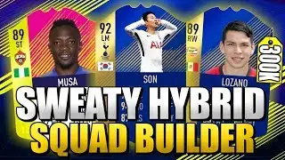SWEATY 300K HYBRID FIFA 18 SQUAD BUILDER