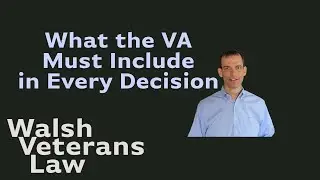 What the VA Must Include in Every Decision