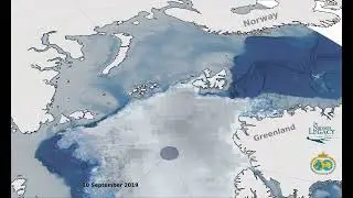 Arctic sea ice extent, concentration and drift magnitude 2018-2020