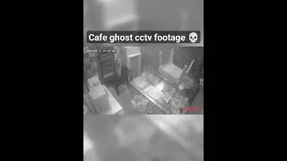 cafe ghost footage #paranormal #bhoot #creepy #haunted #ghost