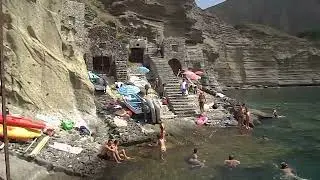 The island of Salina and town of Pollara