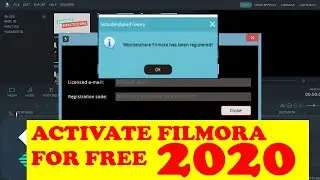 Wondershare Filmora life time activation for free | Filmora activation 2020