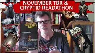 November TBR, includes awesome Cryptid Reading Event and lots of shorter physical and kindle horror.