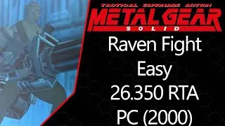 MGS1 | Integral | PC (2000) | Raven Fight | Easy | 26.350 RTA