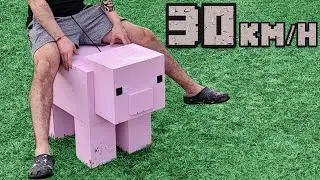 ⚡ 🐷 Este CERDO CORRE A 30KMH! - MINECRAFT en la REALIDAD