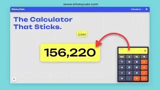 Calculator + Sticky Notes = Productivity Game Changer