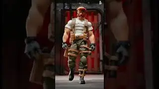 GI Joe Classified - Outback actionfigure in Stopmotion AI! #actionfigures #gijoeclassified #gijoe