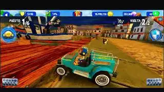 Jugando con mi hermano beach buggy racing 3