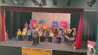 Tyne Valley Big Band performing at the Great North Big Band Jazz Festival 2022