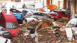 LIVE: Spain floods: hopes fade for finding survivors
