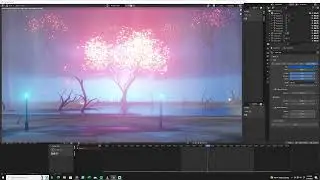 Creating a Floating Tree in a Waterfall Fantasy with Blender!