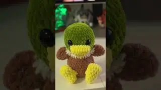 Crochet mallard! This no sew pattern is available on my Etsy #crochet  #crochetgrove #crochetduck