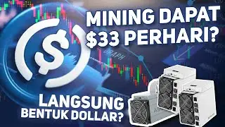 Mining USDC Via EARN Dapat $33 Sehari | Selamat Tinggal Mining BTC
