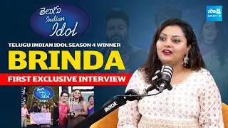 Telugu Indian Idol Season 4 Winner Brinda First Exclusive Interview  | Tharman | Raja Saab | Prabhas
