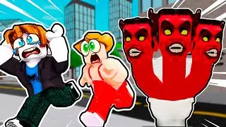 Roblox - NOVOS SKIBIDI TOILET MORPHS do MAL no ROBLOX! Cowblox e Baconzinho