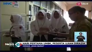 Hari Pertama UNBK, SMK Negeri 3 Cimahi Gelar Razia Alat Komunikasi Siswa - LIS 25/03