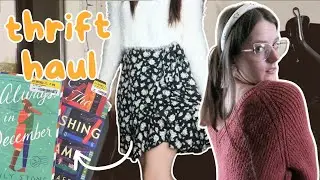 Summer Into Fall TRY-ON Thrift Haul 2024 🍄🌿 clothing, books, shoes