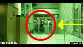 Ghost On Bank Security Camera