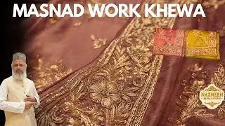 Premium Zardozi Masnad Work Khewa Tissue Saree 😍 | Luxury Look at Very Affordable Price 💥 
