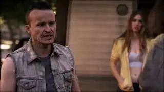 Justified Dewey Crowe tries to sell his broken pool scene