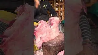 Amazing  Beef Cutting And Slicing process #reesl #reels #skills #rexrabbits #Amazing #shorts #meat