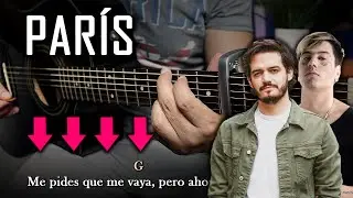 Morat, Duki - París | Tutorial GUITARRA Acústica FACIL | Letra y Acordes GuitarEp