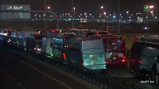 عرفة الآن | طمأنينة ودعاء؛ بدء تفويج حجاج بيت الله من مشعر منى إلى عرفات.