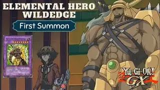 Jaden Summons Elemental HERO Wildedge (First Appearance) | Yugioh GX