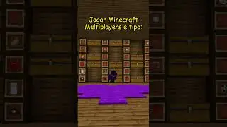 Jogar Minecraft Multiplayer &eacute; tipo... #minecraft #mine #viral #foryou