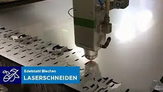 Ma&szlig;anfertigung | Laserschneiden Blechen | Paul Meijering Edelstahl | Video 2