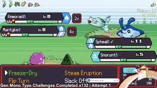 Gen 3 Mono Ice Challenge Day 1 | PokeRogue | (╯&deg;□&deg;）╯︵ ┻━┻ -
