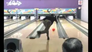 Ron Hickland Sr. shooting 299 game for a 820 series at Tennessee State Tournament 2014