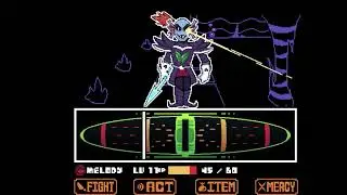 Undyne the Undying Fight with Stick, Bandage, and no Healing (Undertale: Bits and Pieces)