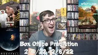 Box Office Predictions Jackass Forever, Moonfall and The Wolf and the Lion