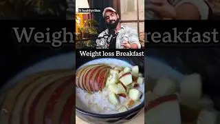 Viral Gym Coach Nitesh Soni Weight Loss Breakfast Recipe | Oats recipe | Weight loss #shorts