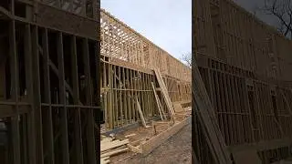 Framing progress on the Pederson twins #realestate #buybacktheblock #construction