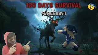 I survive 100 days in Minecraft (horror) all mods || 100 days