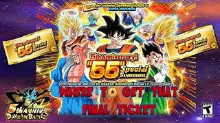 WHERE TO GET FINAL TICKET FOR 55 UNIT SUMMON & PART 3 DETAILS!!! Global 5th Anniversary celebration!