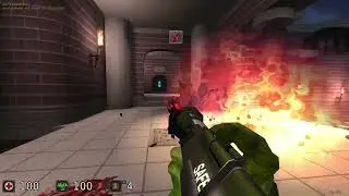 Free Arena FPS Gameplay | Cube 2  Sauerbraten - Free For All in Abyss