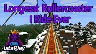 The Longest Minecraft Roller Coaster Ride Ever! 🚀