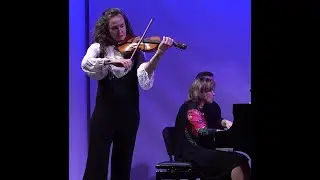 Brahms Scherzo from F-A-E Sonata Ksenia Dubrovskaya (violin) Eleonora Karpukhova (piano)