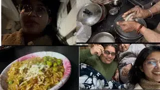 late night masti with masi and eating maggi🤣😀🍜🧿 #famous #viral #fyp #funny #maggi 