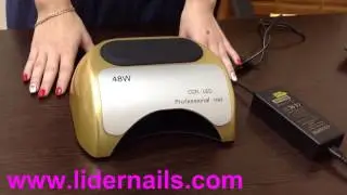 УФ CCFL + LED лампа для сушки ногтей на 48W