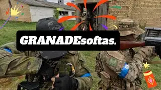 GranadeSoftas? Granatų krūva ir išties daug veiksmo! Airsoftas epizodas #5