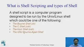 An introduction to shell scripting