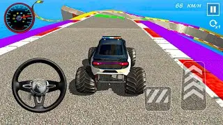 Mega Ramp Monster Truck Racing - Monster Truck Mega Racing -  Android Games #219 