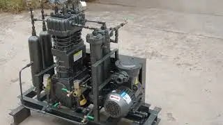 Oil-free lubrication loading liquid ammonia unloading compressor