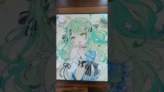 I will always stay with Fauna #ceresfauna #hololive #art #pyrography #vtuber