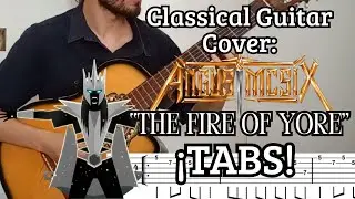 The Fire of Yore | Classical Guitar Cover | Angus McSix  | TABS