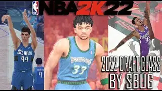 NBA 2K22/21 - 2022 DRAFT CLASS (MODDED FACES AND REALISTIC CAP) SBUGS